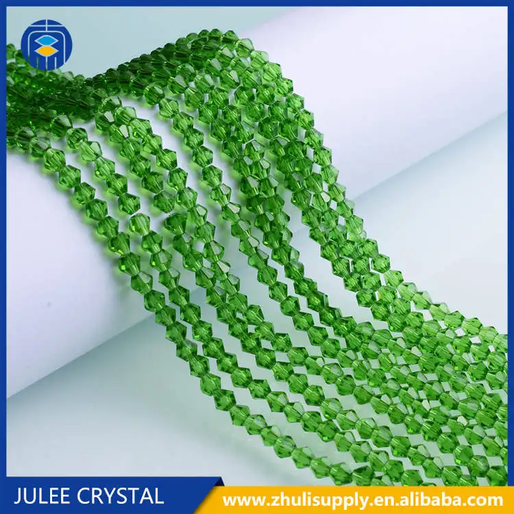 A3-C013 JuleeCrystal красный цвет бусины оптом 4 мм Хрустальные стеклянные Биконусы бусины для изготовления ювелирных изделий - Цвет: A3-C013