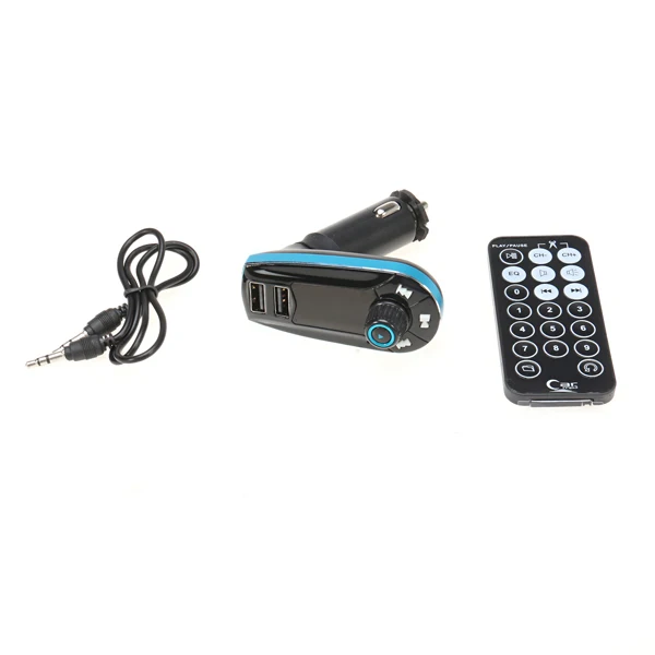 Новый автомобильный беспроводной радиоприемник с двумя портами USB FM передатчик