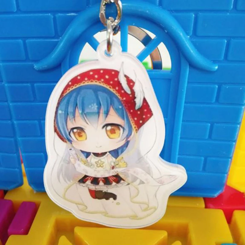 1 шт. акриловый брелок для ключей в виде аниме Love Live|Игровые фигурки и