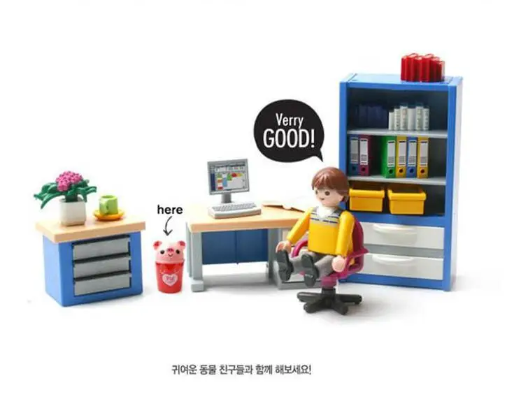 Бесплатная доставка модная кукольная мебель корзина для мусора кукол blyth licca fr