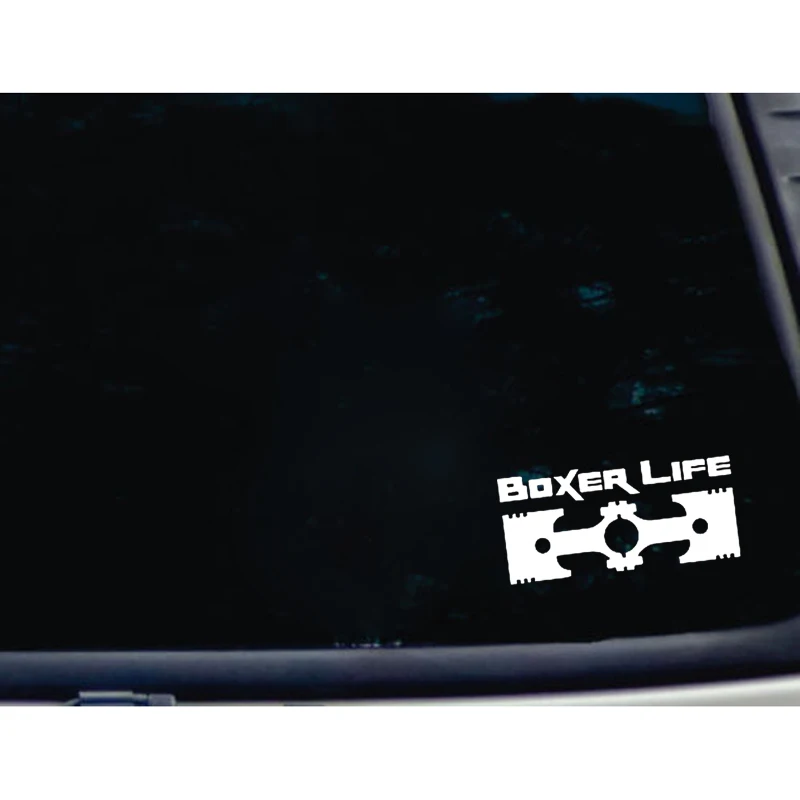 YJZT 14 см * 6 BOXER LIFE оригинальные виниловые наклейки для стайлинга автомобиля