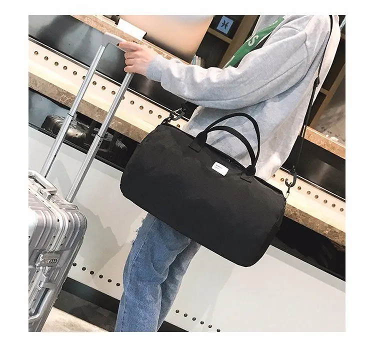 Wobag Новая Женская дорожная сумка через плечо Большая вместительная холщовая спортивная сумка Мужская и Женская дорожная сумка Bolsa De Viagem