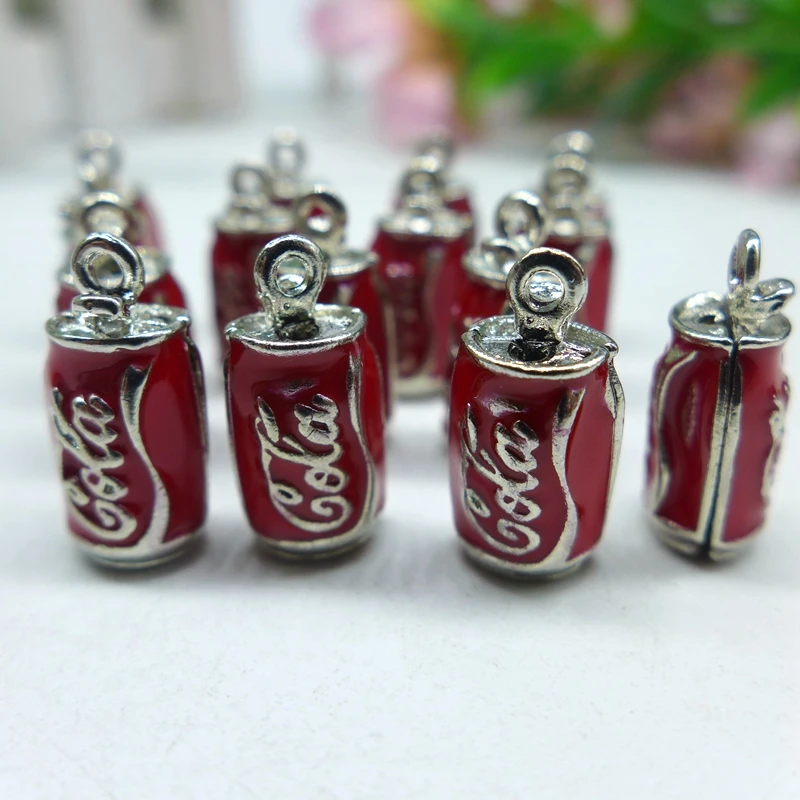 Каваи металлический сплав Миниатюрный кулон банка колы для diy ювелирных изделий