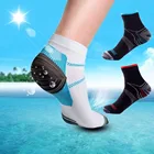 Забавные мужские носки, высококачественные Компрессионные носки до щиколотки для отдыха, мужские повседневные нейлоновые хлопковые высокоэластичные спортивные дышащие носки для спортзала