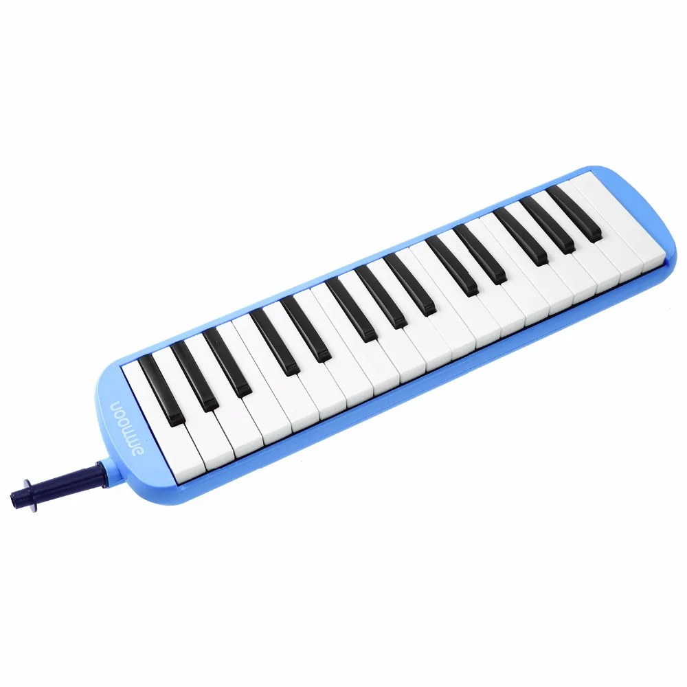 

32 Keys Melodica Pianica Piano Style Keyboard Harmonica Mouth Organ with Mouthpiece Cleaning Cloth Carry Case