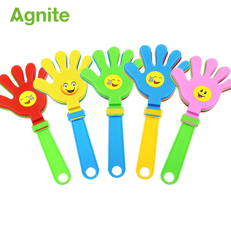 Agnite Kawaii хлопайте руками товары для концертов 28 см Экологичные пластиковые фанаты