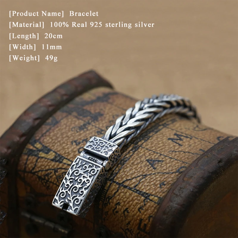 Браслет Лучший Друг 2018 100% настоящие серебряные украшения из серебра 925 пробы для