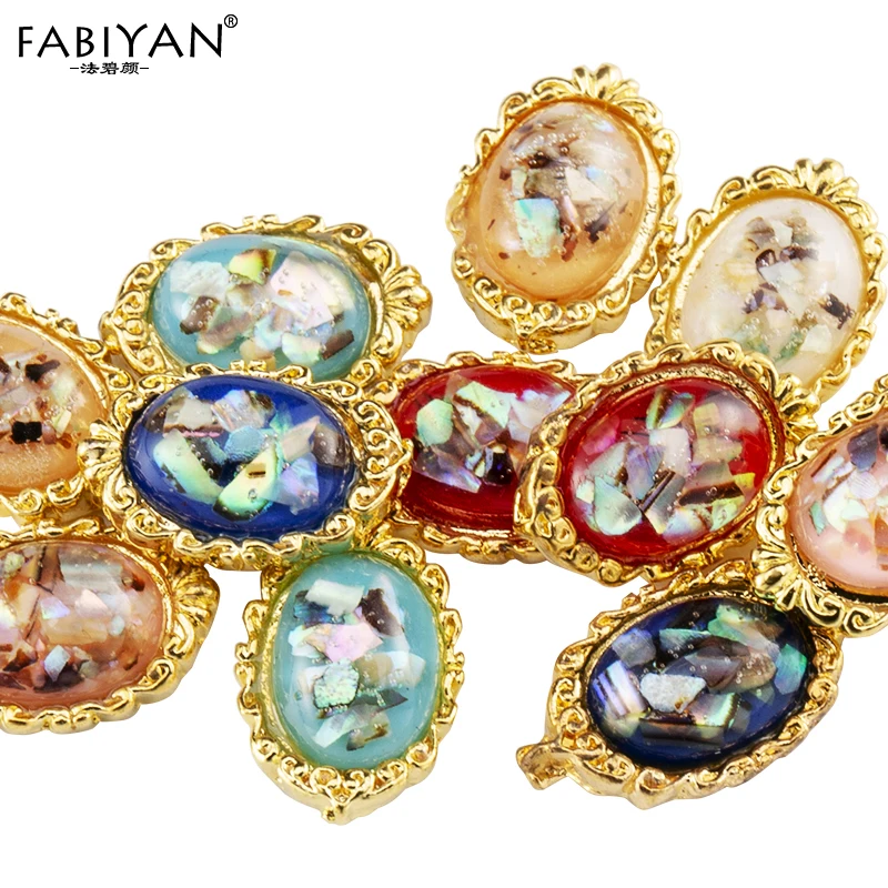 Искусство ногтей колеса украшения неправильной оболочки металлический край