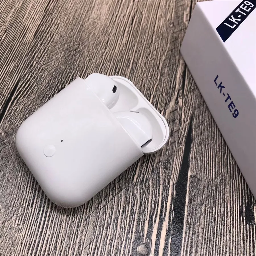 LK TE9 Сенсорный Тип Беспроводные Bluetooth бинауральные звонки умные наушники