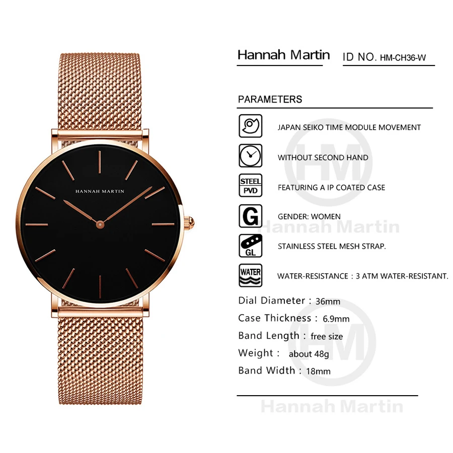Top Brand Luxury Women Watches Rose Gold Simple Design Full Steel Dress Ladies Watch Fashion Casual Quartz Wristwatch | Наручные часы