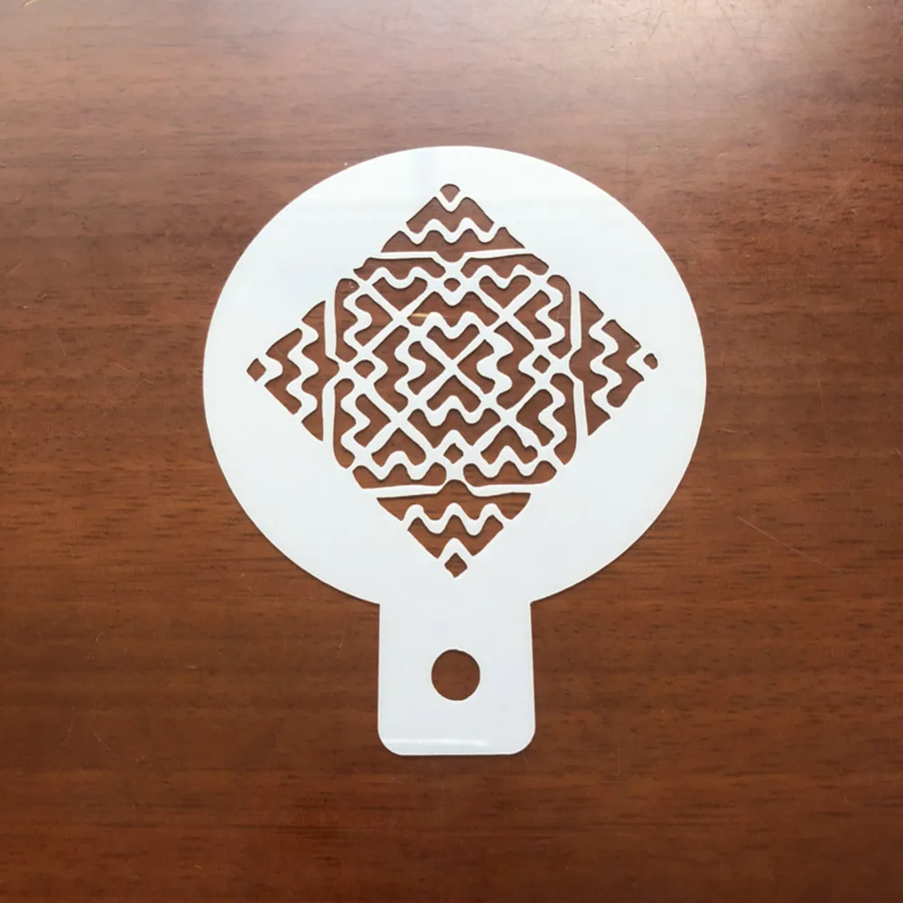 6 шт. праздновал фестиваль ИД арабский Рамадан тема кофе Искусство трафареты