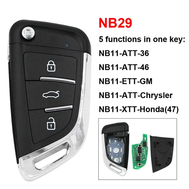 1 шт. KEYDIY KD NB29 мульти функциональный 3 кнопки Универсальный пульт дистанционного