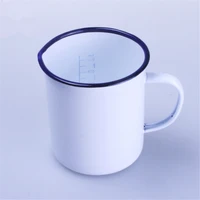 500ml enamel beaker with scale measuring cup lab supplies
