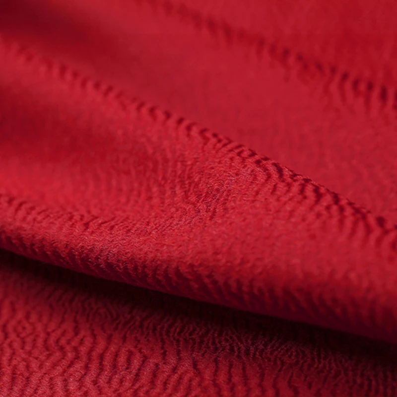 Двустороннее волнистое шелковое кашемировое пальто из шерстяной ткани материал