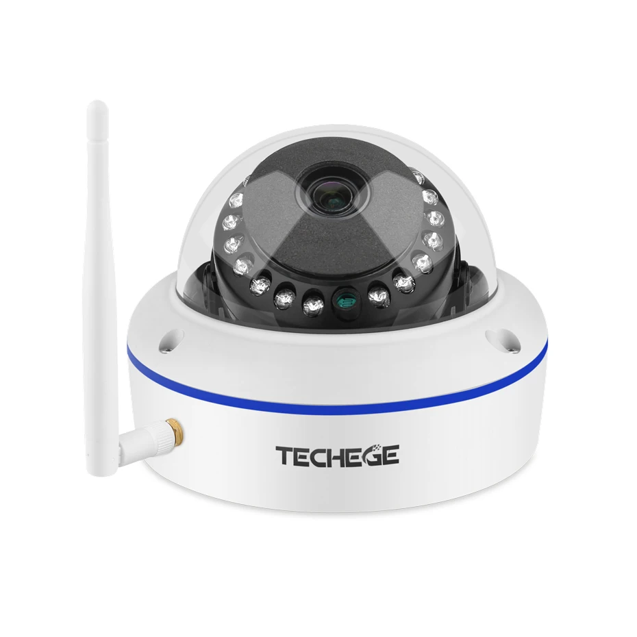 Techege Plug and Play 4CH Беспроводной NVR комплект 12 дюймов ЖК NVR 1080P HD Антивандальная ip-камера безопасности ночное видение wifi CCTV система