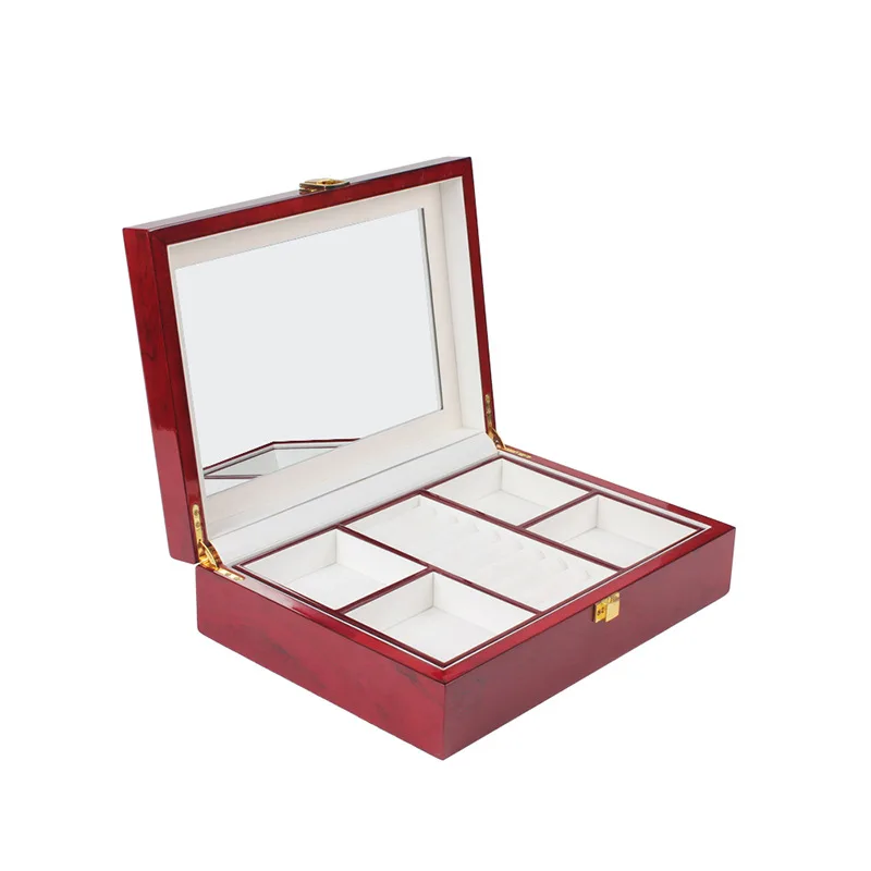 Новая мода 1-12 сетки часы дисплей коробка роскошные Коробка Чехол ювелирные