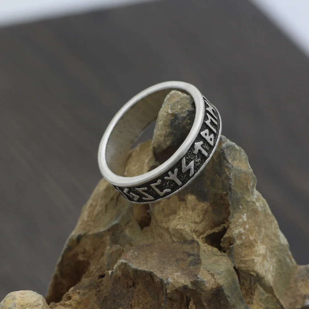 Скандинавский кельтский язычник большой Футарк скандинавский Руна|rune ring|ring