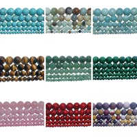 4 6 8 10mm natural stone beads amethysts agates lapis lazuli turquoises stone beads for jewelry making diy bracelet necklace