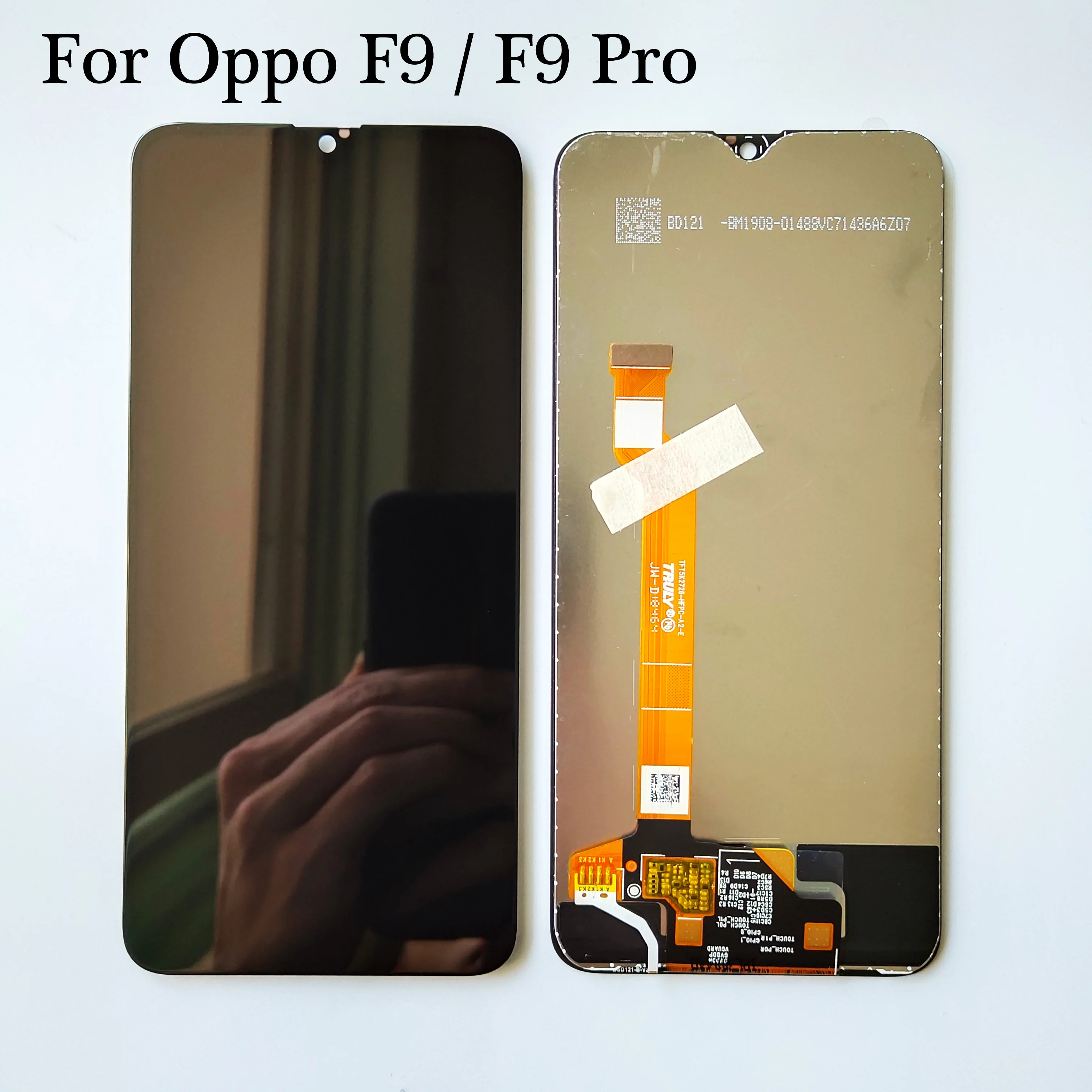 Черный ЖК дисплей 6 3 дюйма для Oppo F9 / Pro CPH1823 CPH1825 CPH1881 + сенсорная панель дигитайзер