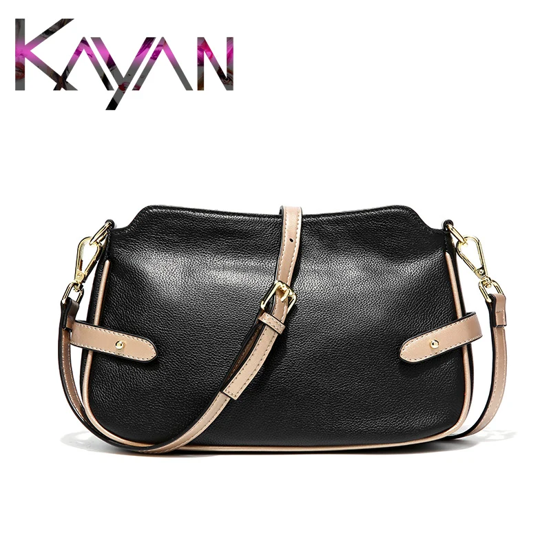 Новейшая модная сумка через плечо из высококачественной натуральной кожи с