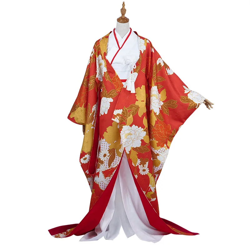 Аниме! Kamisama Hajimemashita Momozono Nanami Tomoe, кимоно для молодоженов, невесты, жениха, свадебное платье, карнавальный костюм - Цвет: Nanami suit