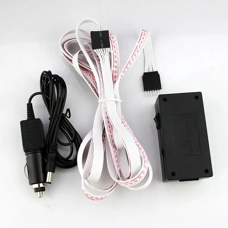 Синий светильник автомобильный музыкальный ритм светодиодный вспышка звуковая