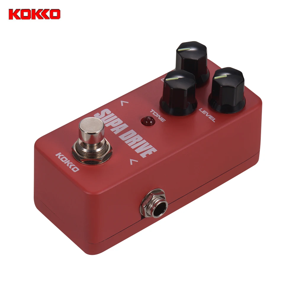 KOKKO FOD5 MINI Supa Drive педаль для создания эффектов Регулировка тона истинное байпас