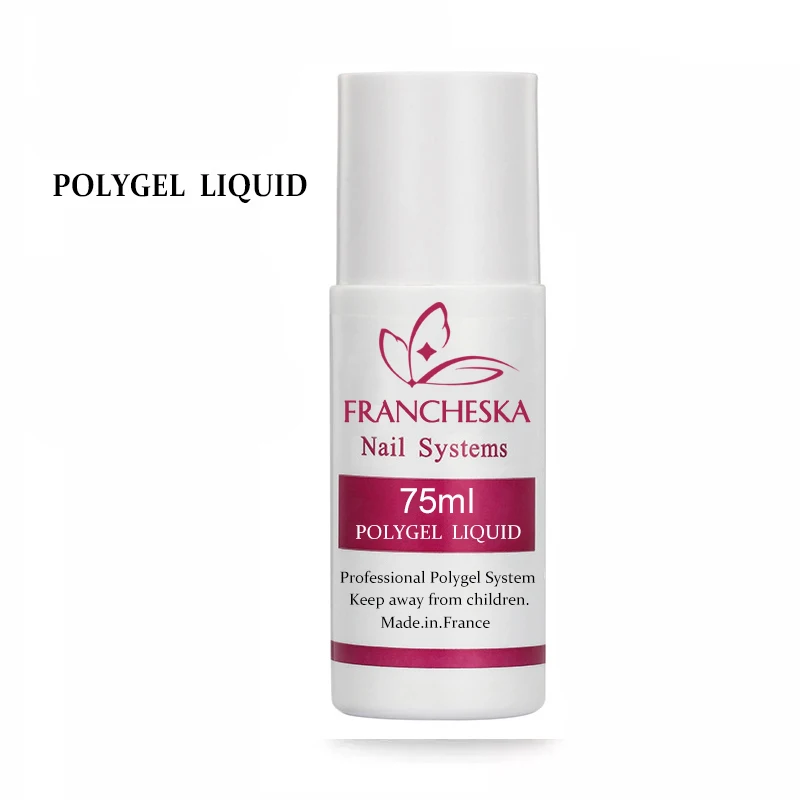 75ml poly gel liquid 30 г полигелевые наборы, 7 цветов, строительный полигелевый набор, Быстросохнущий дизайн ногтей, наращивание ногтей, натуральный Твердый акриловый гелевый набор - Цвет: 75ml poly gel liquid