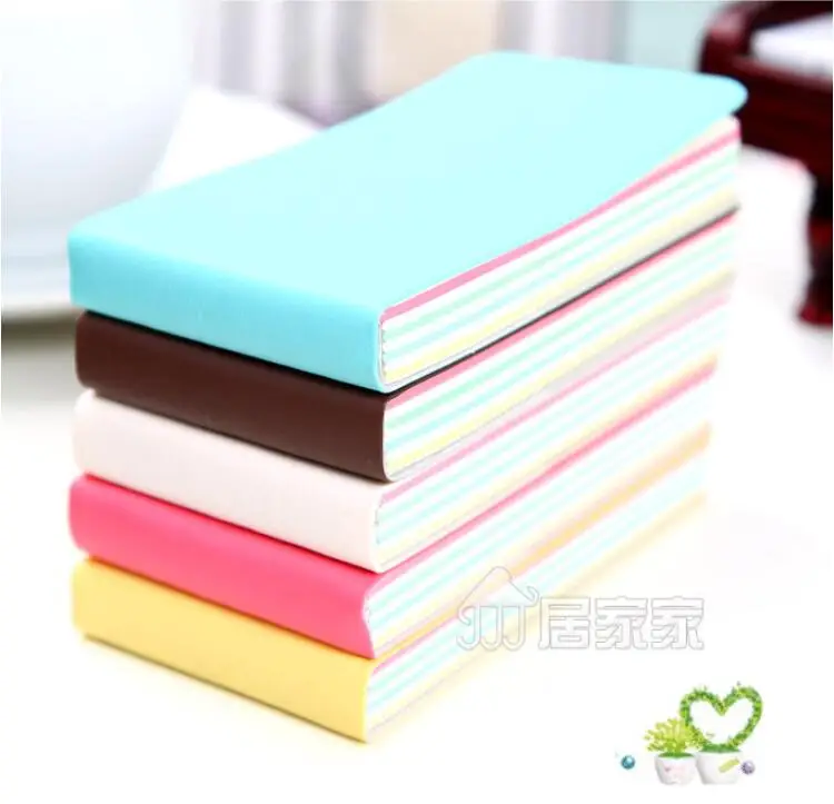 Kawaii канцелярские принадлежности портативный Post It Sticky Notes Ретро Сгущает мини-блокнот 3 шт./партия листы для раскрашивания счета блокнот для заметок