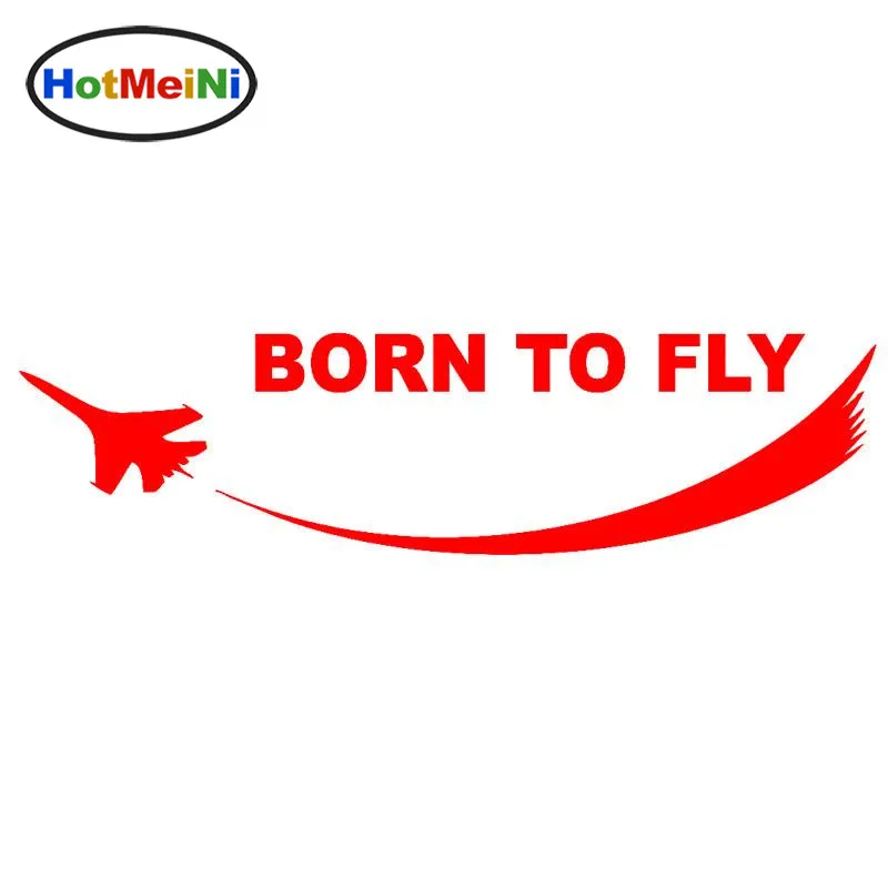HotMeiNi BORN TO FLY самолет Исследуйте облака машина виниловая Автомобильная наклейка