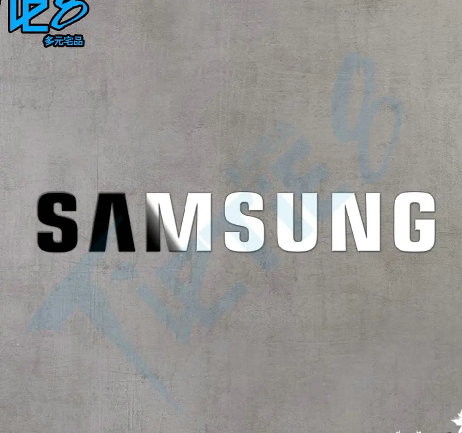 Бесплатная доставка 3 1X0 6 см 1 шт./лот серебристый логотип samsung металлическая