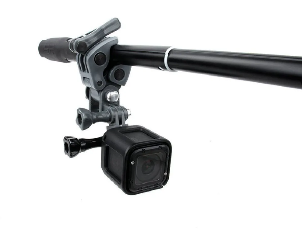 Черный Универсальный зажим Крепление fr пистолет/Удочка/лук крепления F GoPro SJCAM|clamp