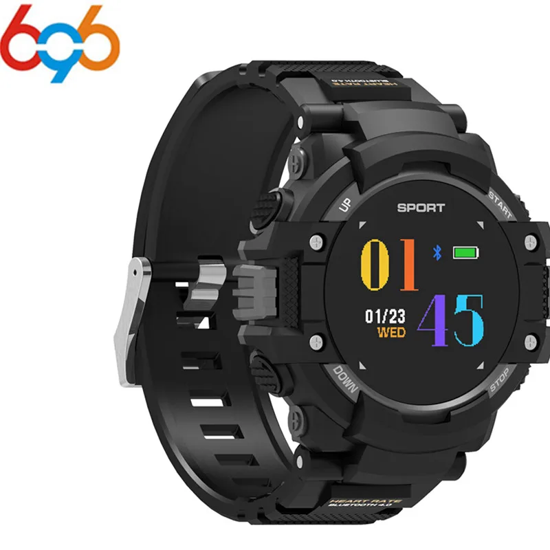 696 F7 GPS Color OLED Smart Watch Smartwatch Outdoor Tracker Multi Sports Bluetooth Waterproof Heart Rate Men Bracelet | Электроника