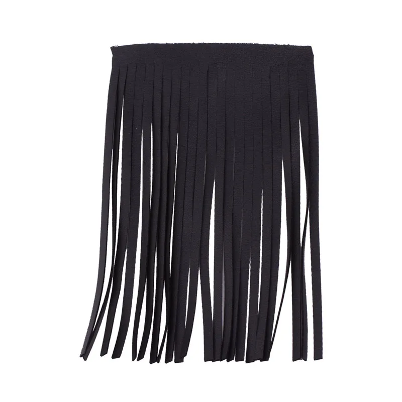 Imitation leather tassel 15 cm wide clothes shoes accessories multi-purpose 5m/lot | Дом и сад