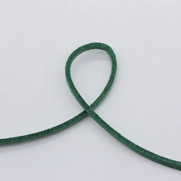 dark green 10 ярдов плоская Искусственная Замша корейский бархат кожаный шнур DIY веревка нить для браслета ожерелье ювелирные изделия фурнитура декоративные изделия ручной работы - Цвет: dark green