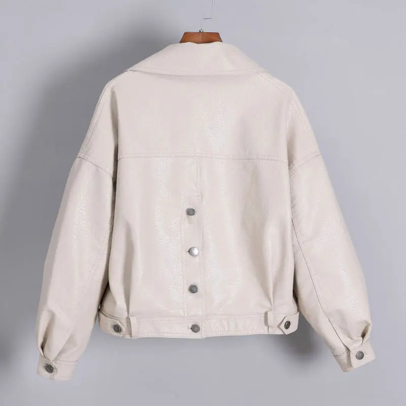 Специальная новая куртка из искусственной кожи Женская куртка на молнии Punto Blouson Moto Женская куртка Chaqueta tachas campera mujer зеленый
