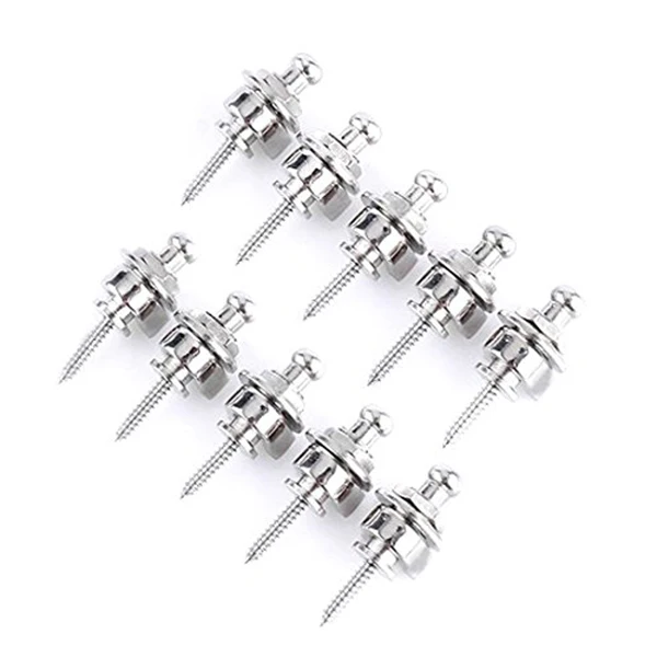 

XFDZ 10x с круглой головкой гитарный Бас ремень замки Schaller-style Straplocks