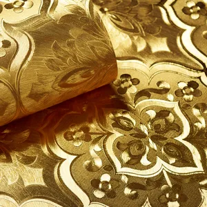 Beibehang потолочные обои для отеля KTV, 3D обои для гостиной, блестящие золотые фольгированные обои, рулон бумаги из папье