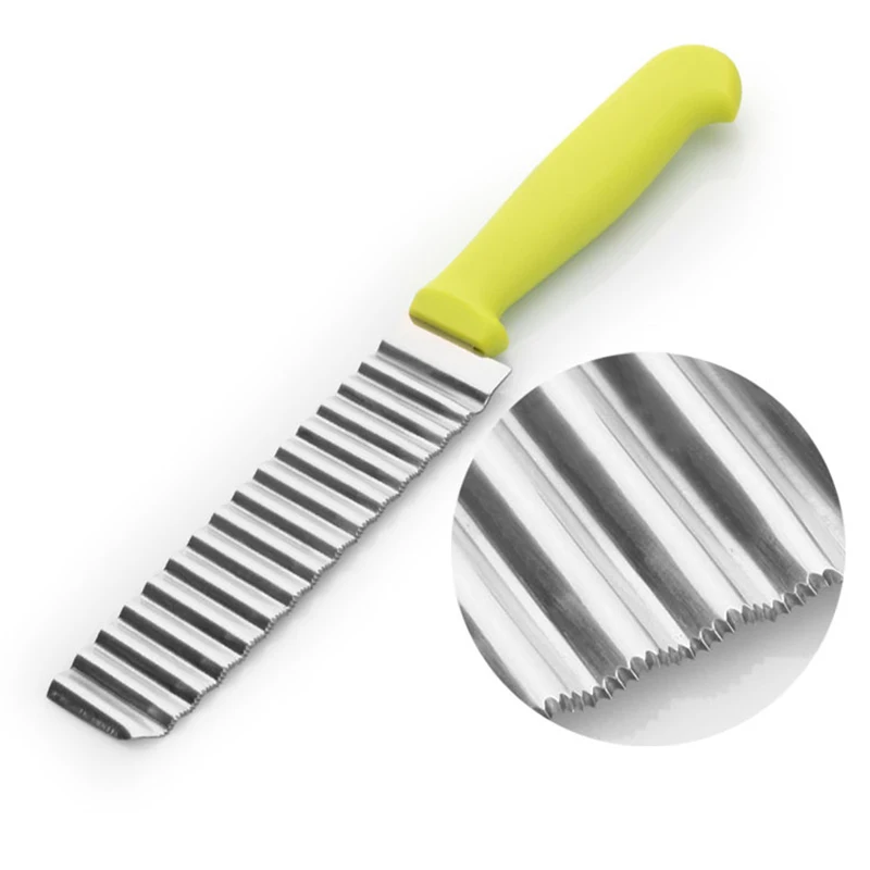 Измельчитель картофеля Слайсеры резак из нержавеющей стали картофельные волны