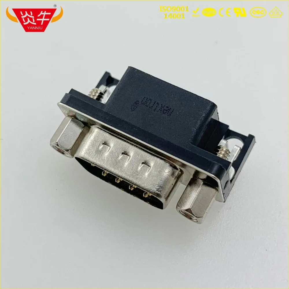 DR-9P RS232 с гнездом DR9Pin D-SUB Серия Мужской прямоугольный разъем PCB контактная часть