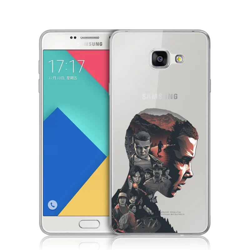 Очень странные дела Рождественские огни мягкий чехол для телефона Samsung Galaxy A3 A5 A7