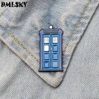 dmlsky creative theme tv show booth metal brooch clothes pins men lapel pin collar badge jewelry bags badge m3198