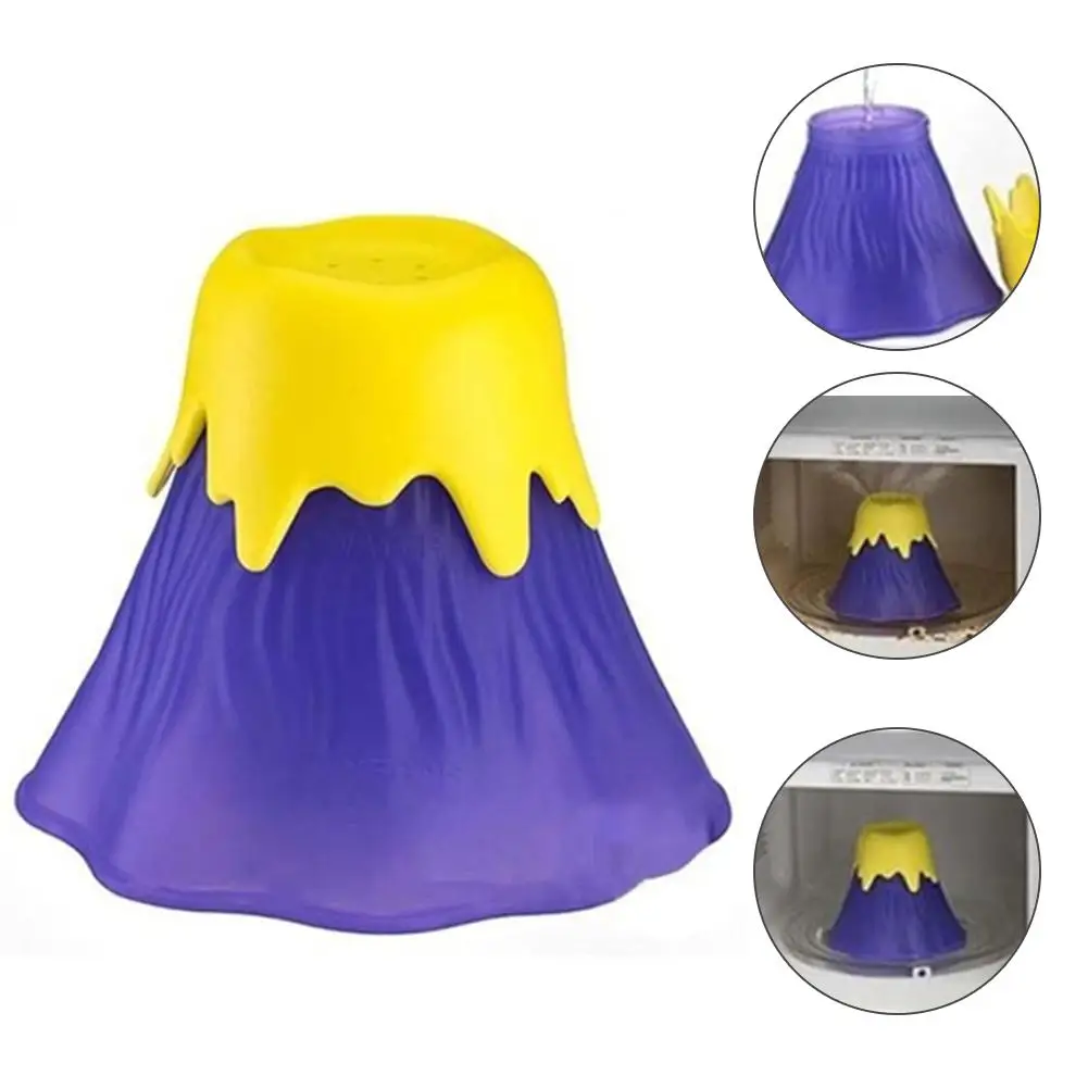 1 шт. синий или фиолетовый вулкан моделирование Микроволновая печь Чистая щетка