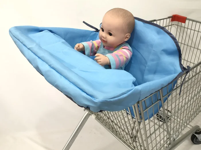 sky blue 5 однотонных цветов-удобный чехол для тележки и чехол для стульев - Цвет: sky blue