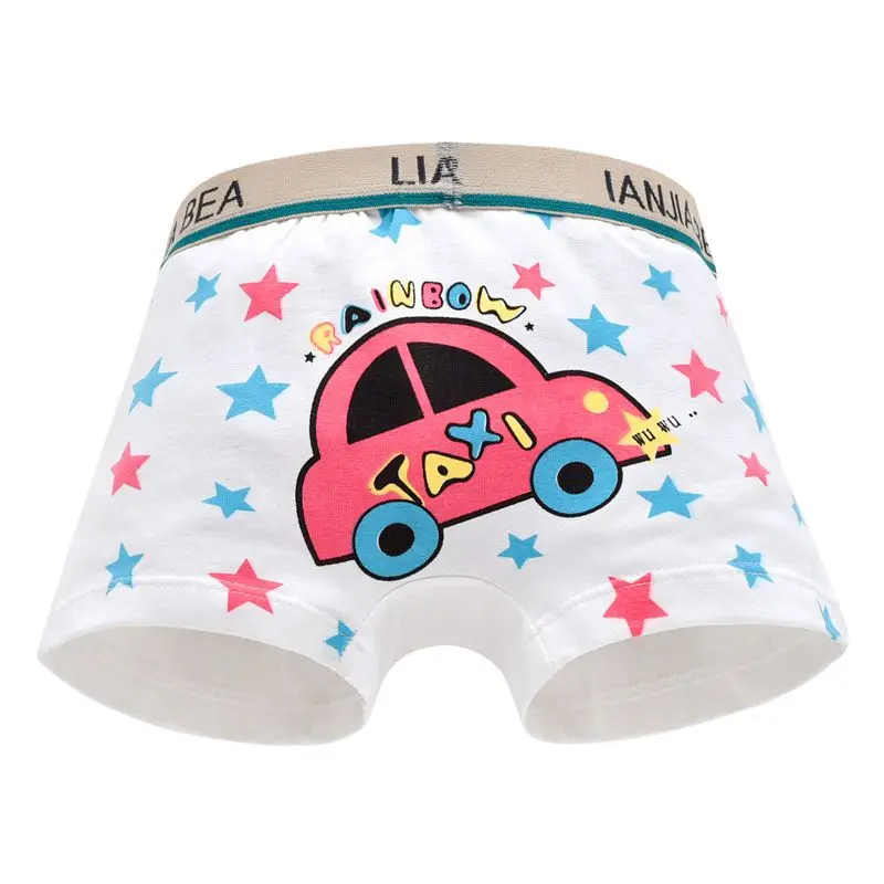 Детское нижнее белье из 100% хлопка костюмы для мальчиков хлопковые трусы с