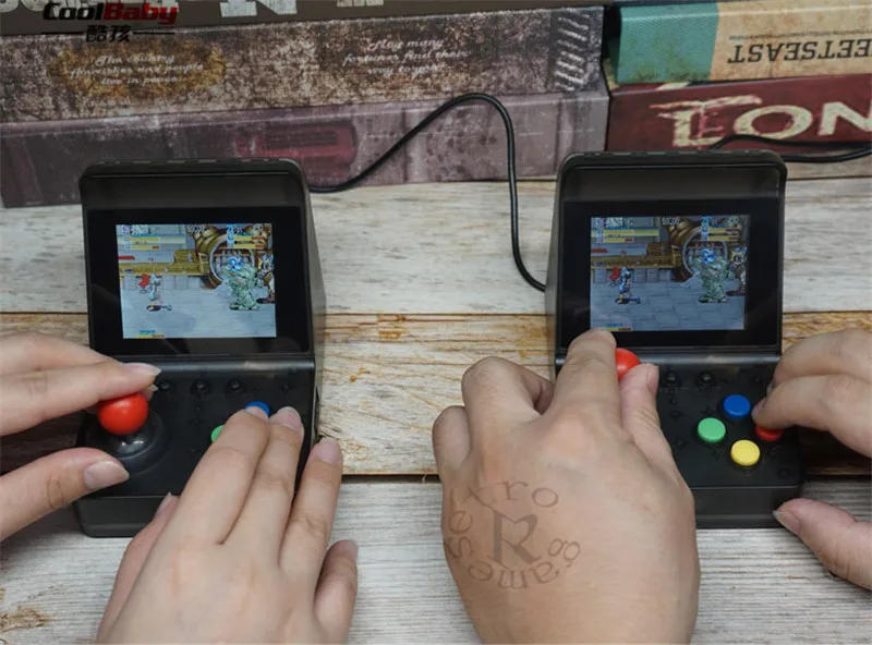 2 шт. портативные игровые мини плееры A7 игровая консоль Ретро игровой плеер 32 бит