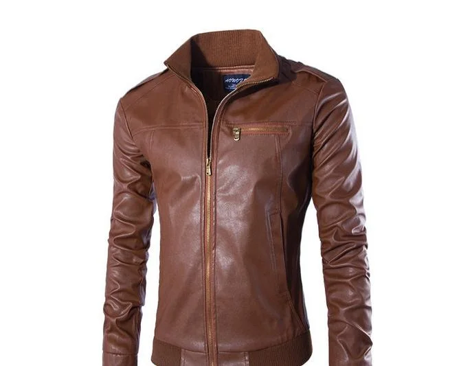 Мужские куртки и пальто из искусственной кожи мужская куртка зимняя сплошного