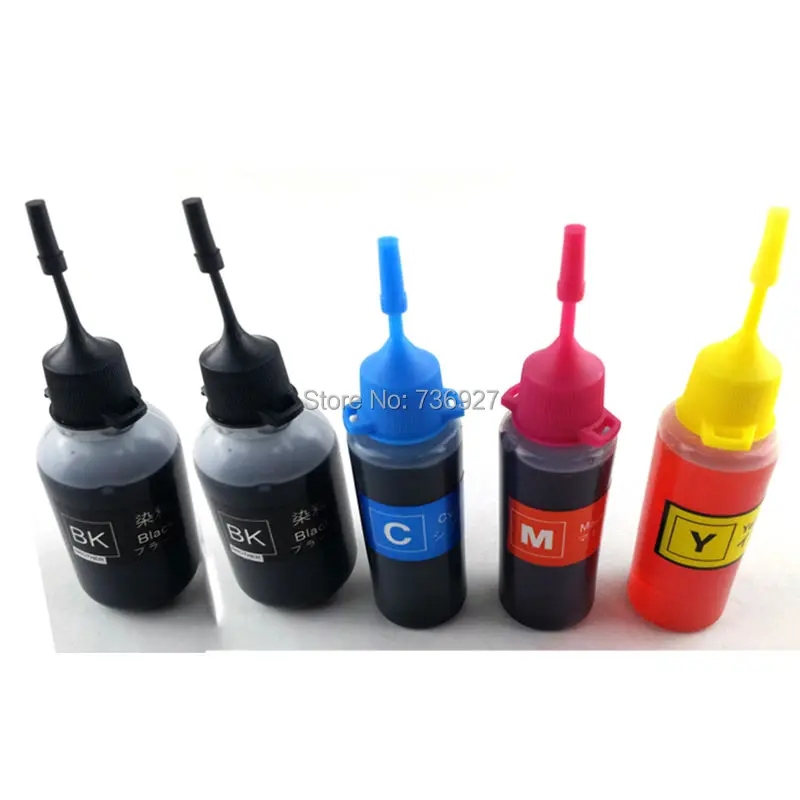 5X 50ml T2601 T2621 T2631-T2634 26XL запасные чернила для принтера Epson XP510 XP600 XP605 XP610 XP615 XP700 XP710 XP800