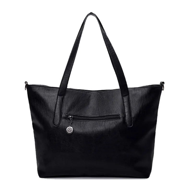 Женские кожаные сумки LG581Z высококачественные черные мессенджер из 2 предметов