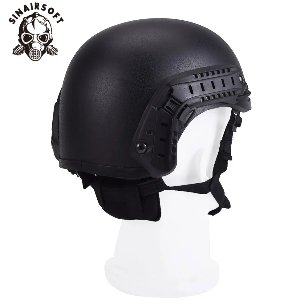 Tactical Military Army Airsoft Protection FAST MH Helmet Combat With ABS Sport Outdoor Hunting Protective Black | Спорт и
